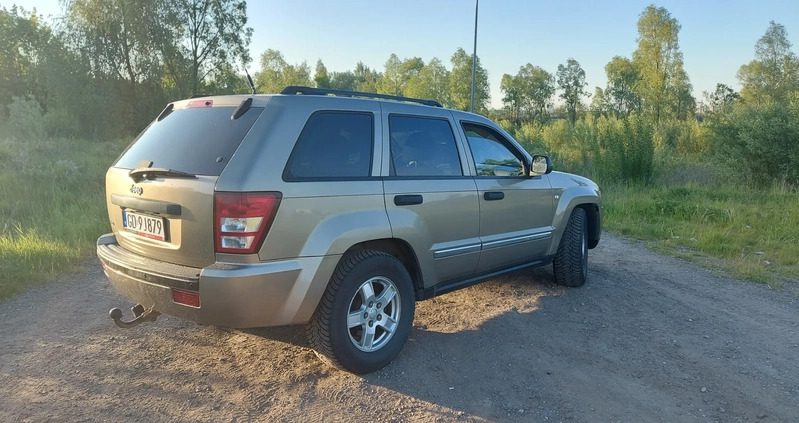 Jeep Grand Cherokee cena 23300 przebieg: 326000, rok produkcji 2006 z Gdańsk małe 154